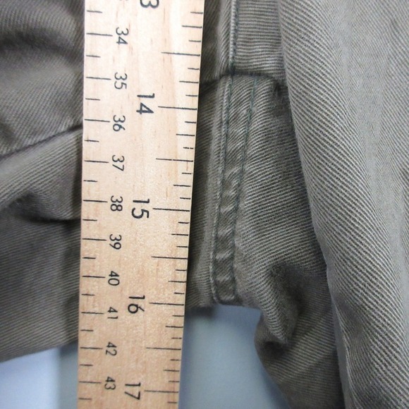 American Eagle AE Supply Cargo Shorts Men 38 Green Cotton Hiking Outdoor y2k 610 - Picture 11 of 13